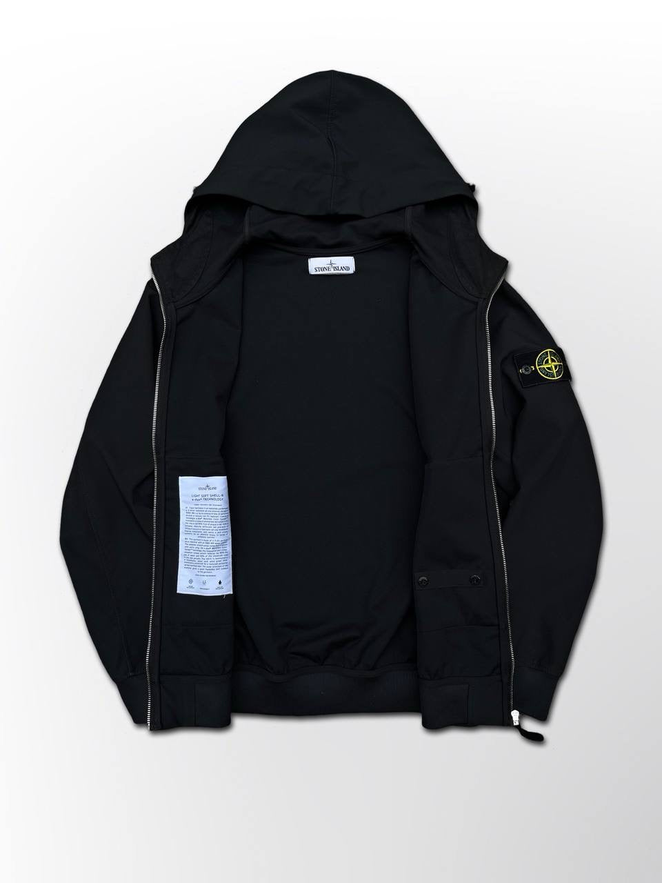 Stone Island Soft Shell R Small brugt i Sort