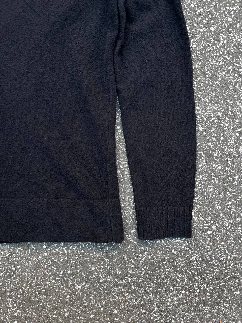 Brugt Used Vintage Stone Island Sweater striktrøje i sort i M medium