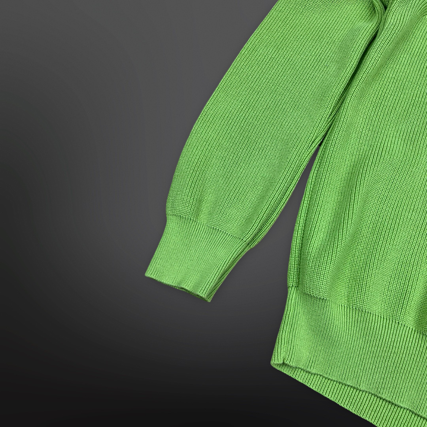 Stone Island Rib Knit Sweater – Grøn – Str. Medium