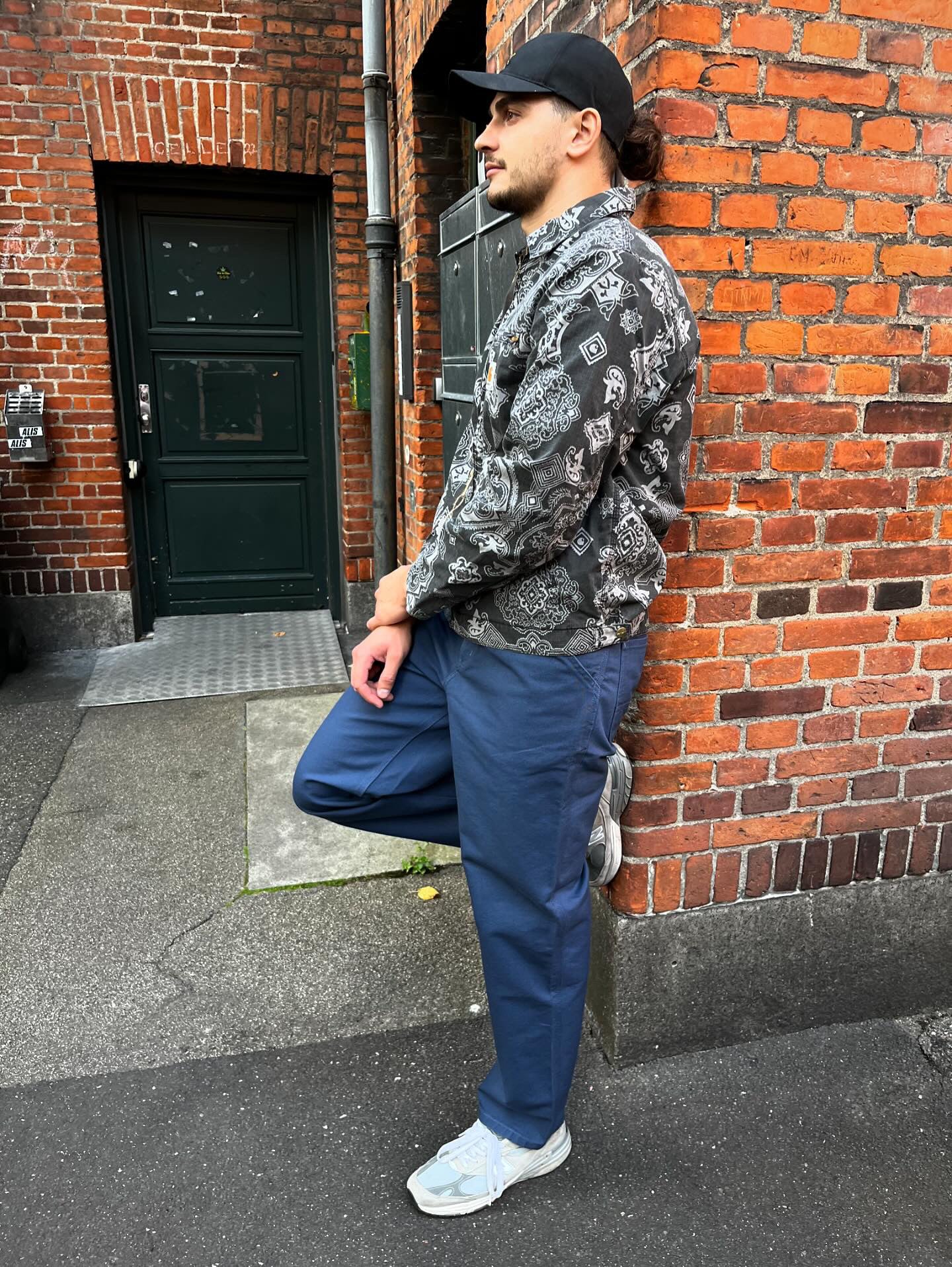 Carhartt WIP Bandana jakke i grå i L large