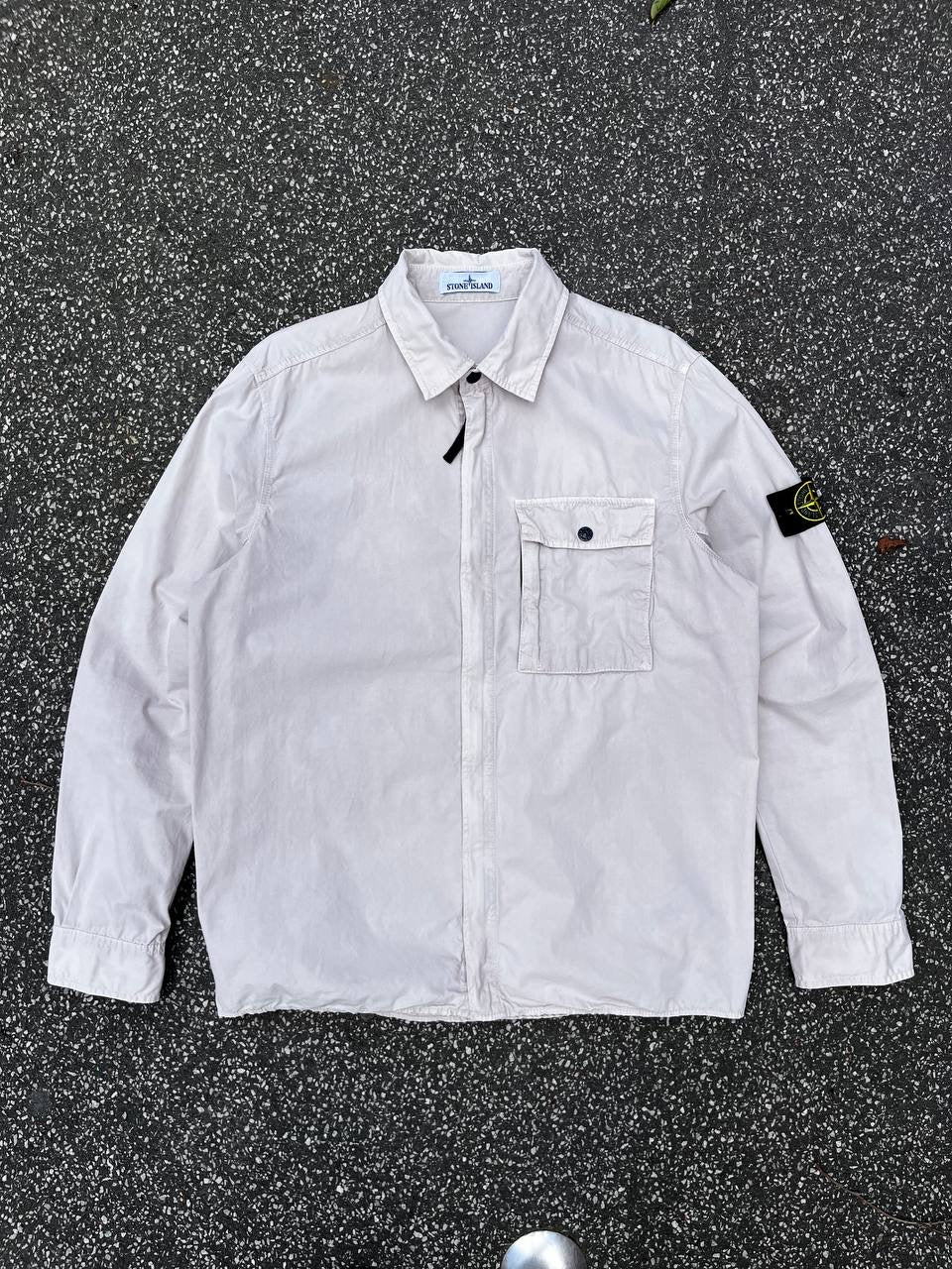 Stone Island Overshirt Skjorte Rosa Pink XL