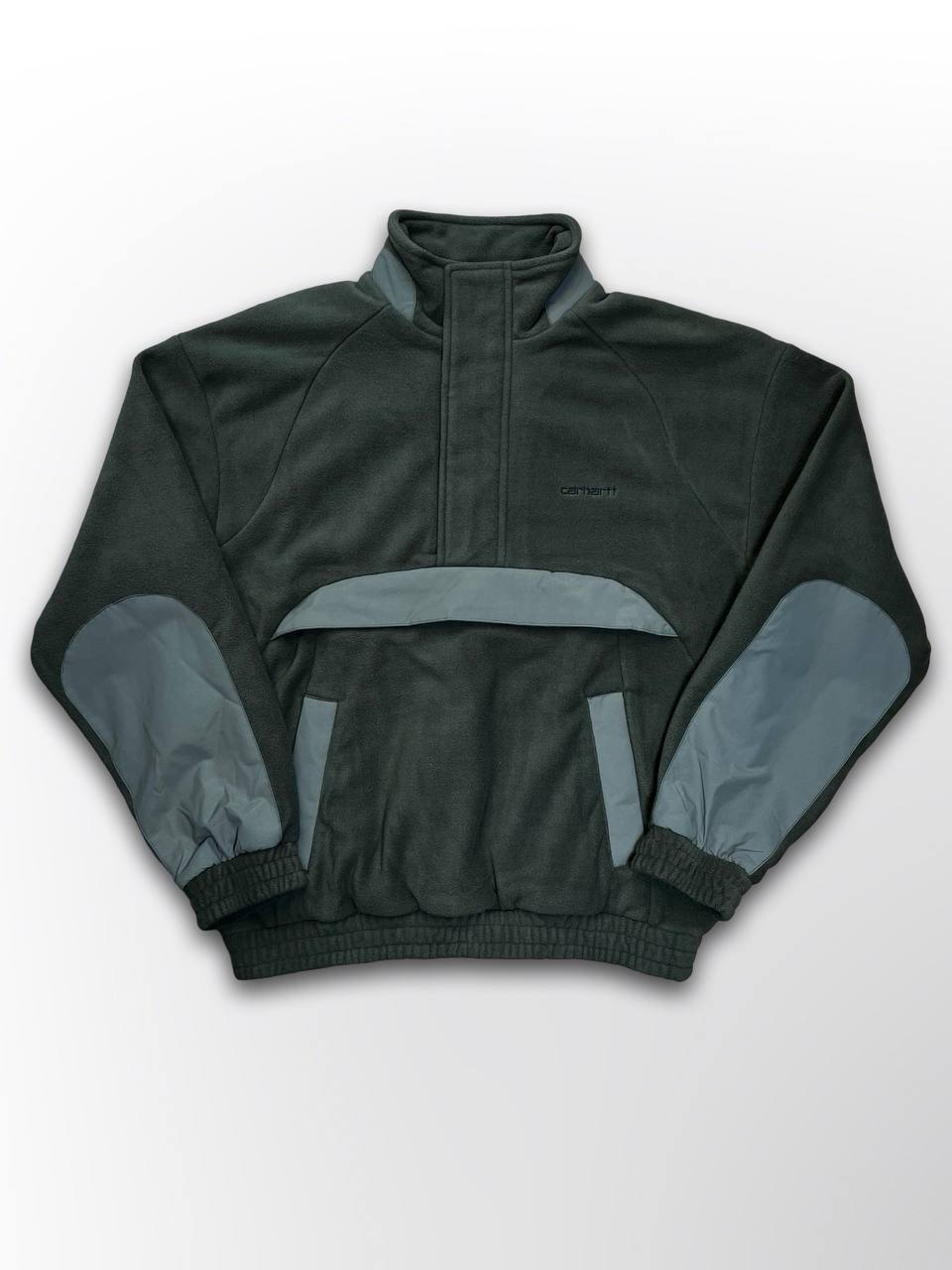 Helt ny Carhartt Fleece Anorak i mørkegrøn Khaki i L Large Herre