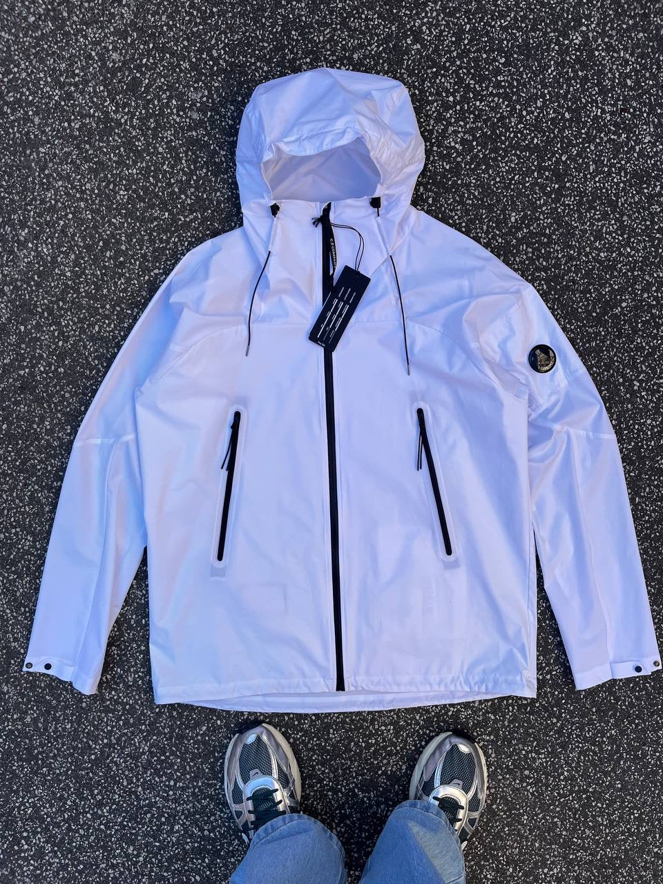 C.P. Company Pro Tec Sommerjakke i Hvid XXL 58 Brand New