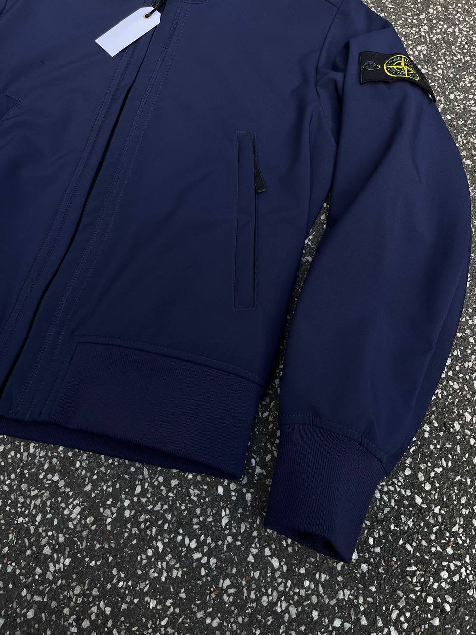 Stone Island Soft Shell R Navy M Medium Mørkeblå