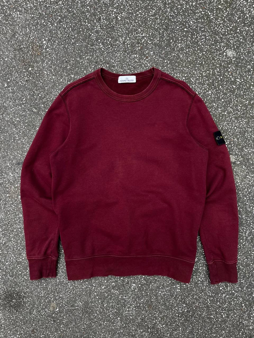 Stone Island Sweatshirt Trøje Burgundy L Large 671562720