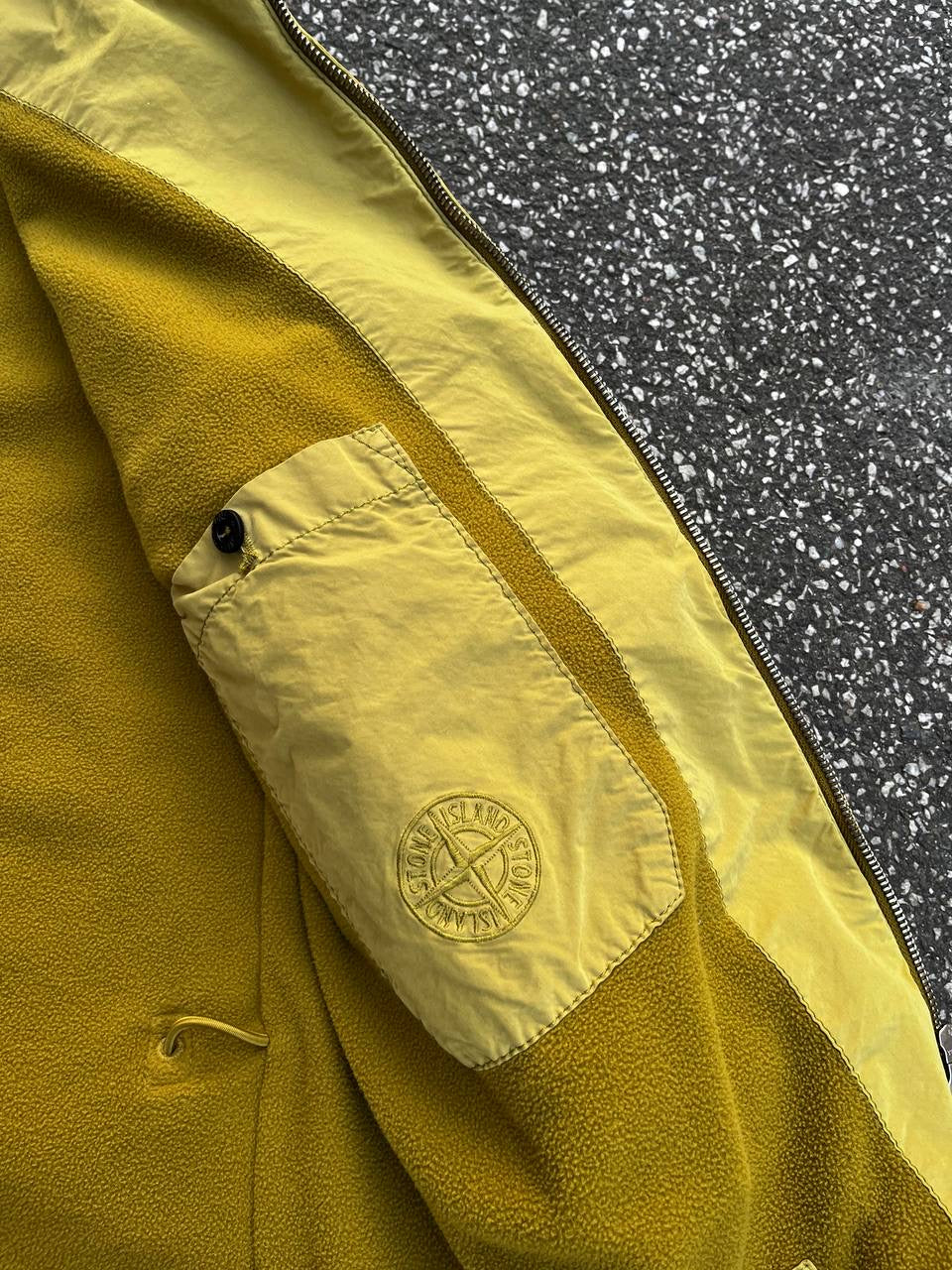 Stone Island David Jakke Med Fleece Insulation Small Ny