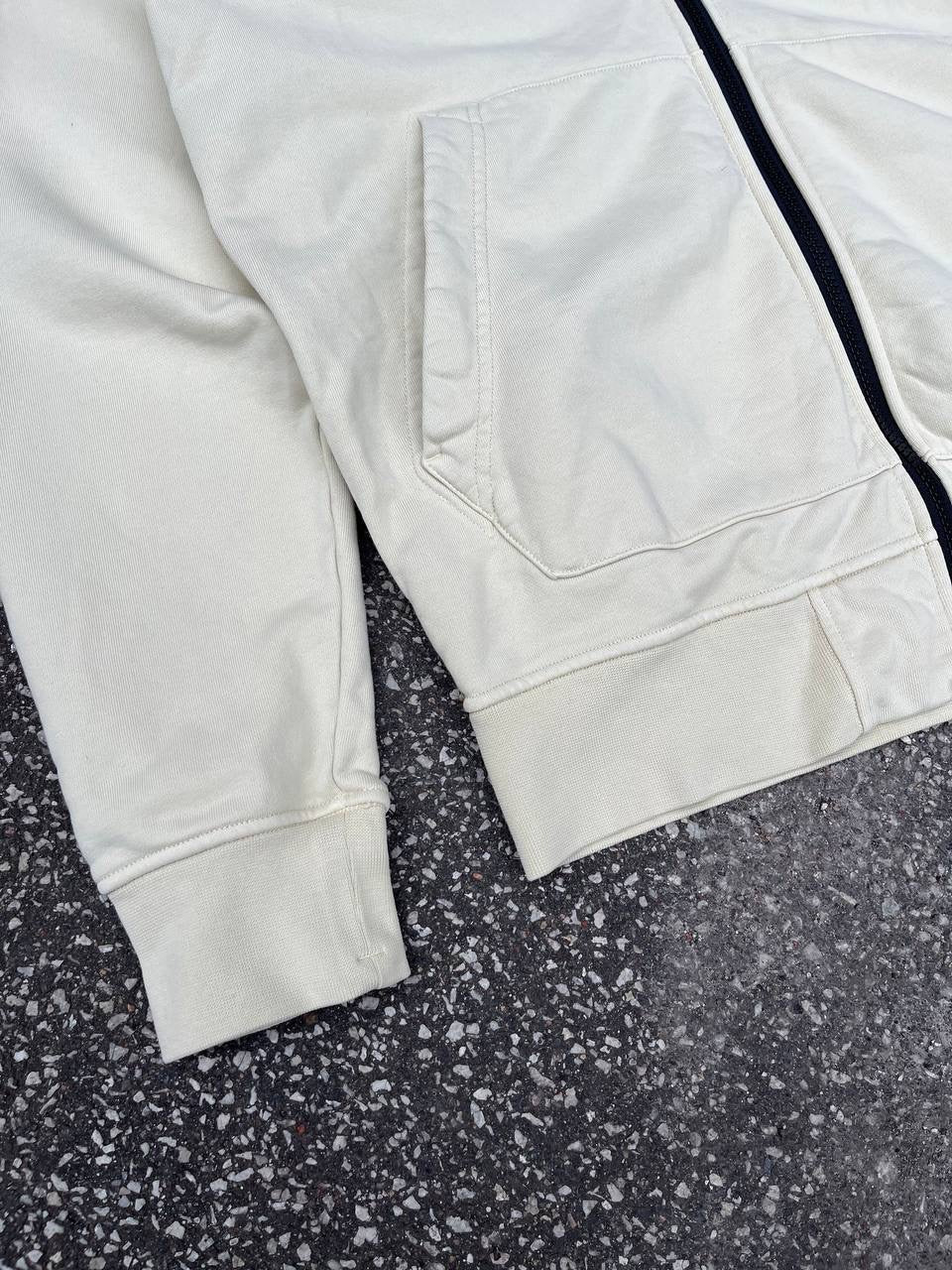 Stone Island Zip Up Hoodie Hættetrøje i L Large Brugt