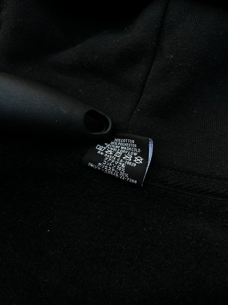 Stussy Zip-Up Hoodie i Sort Large