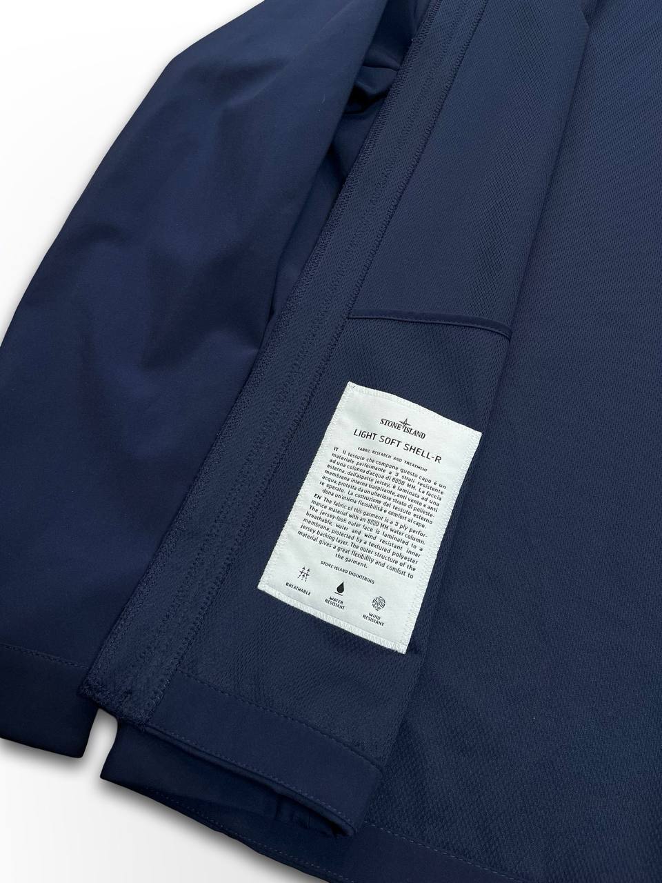 Brugt Jakke Softshell-R Stone Island i Mørkeblå Navy L large