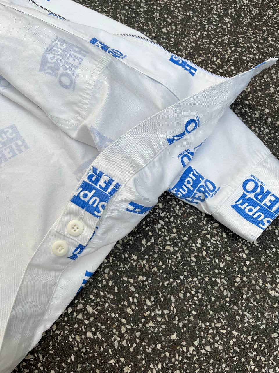 Supreme Jakke Hvid White L Large