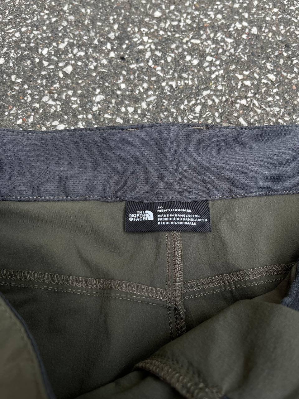 The North Face Shorts Taktik med Bælte Khaki Militær Grøn Green W30 Mænd Brand New