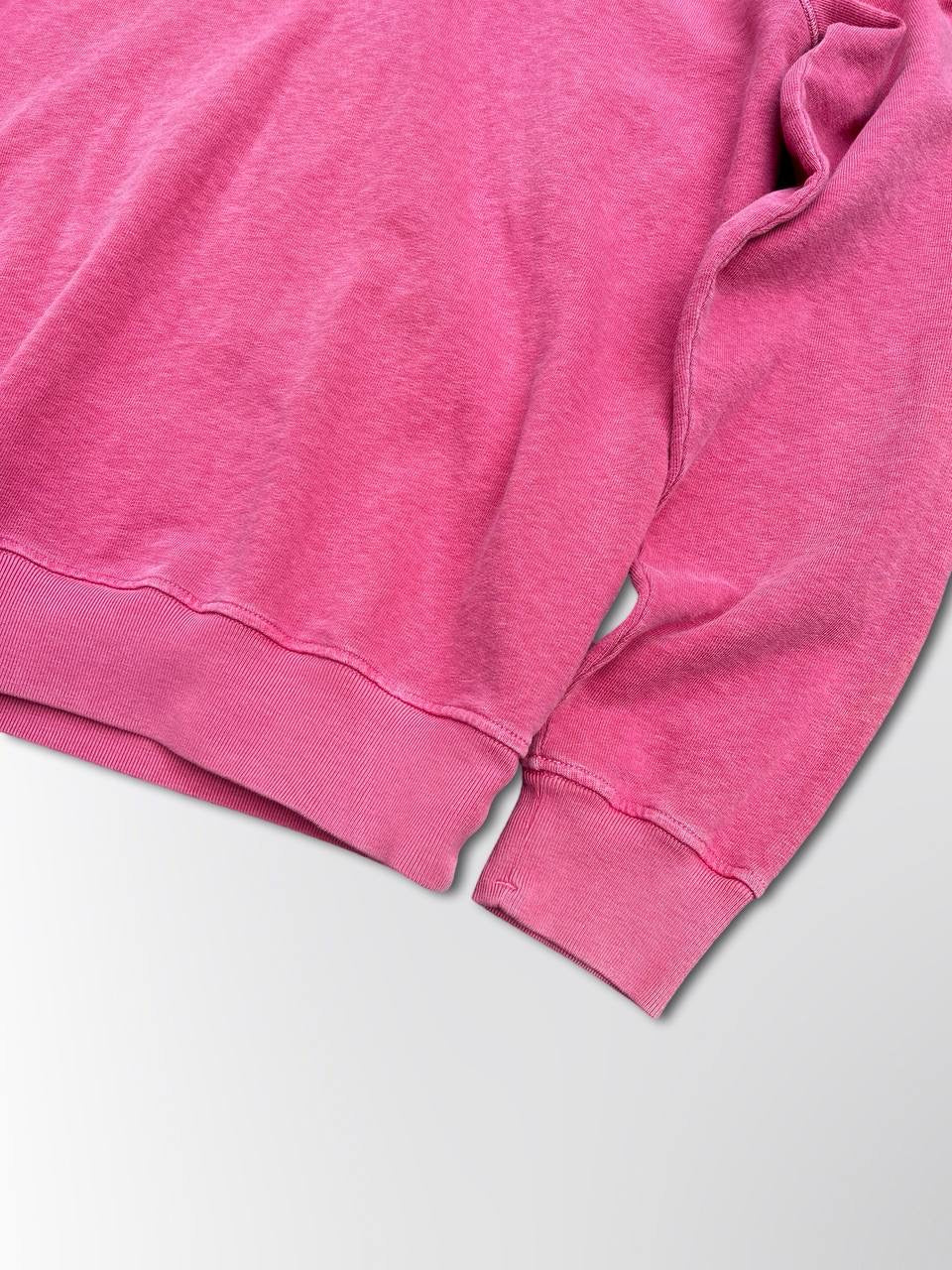 Stone Island Hættetrøje Hoodie i Lyserød Pink farve Large Brugt