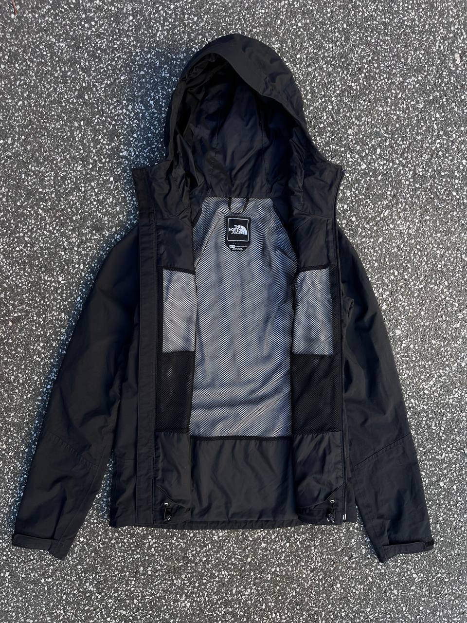 Brugt Used Regnjakke fra The North Face i sort med HyVent membran Regn og vindtæt jakke skaljakke fra The North Face i XS xsmall dame