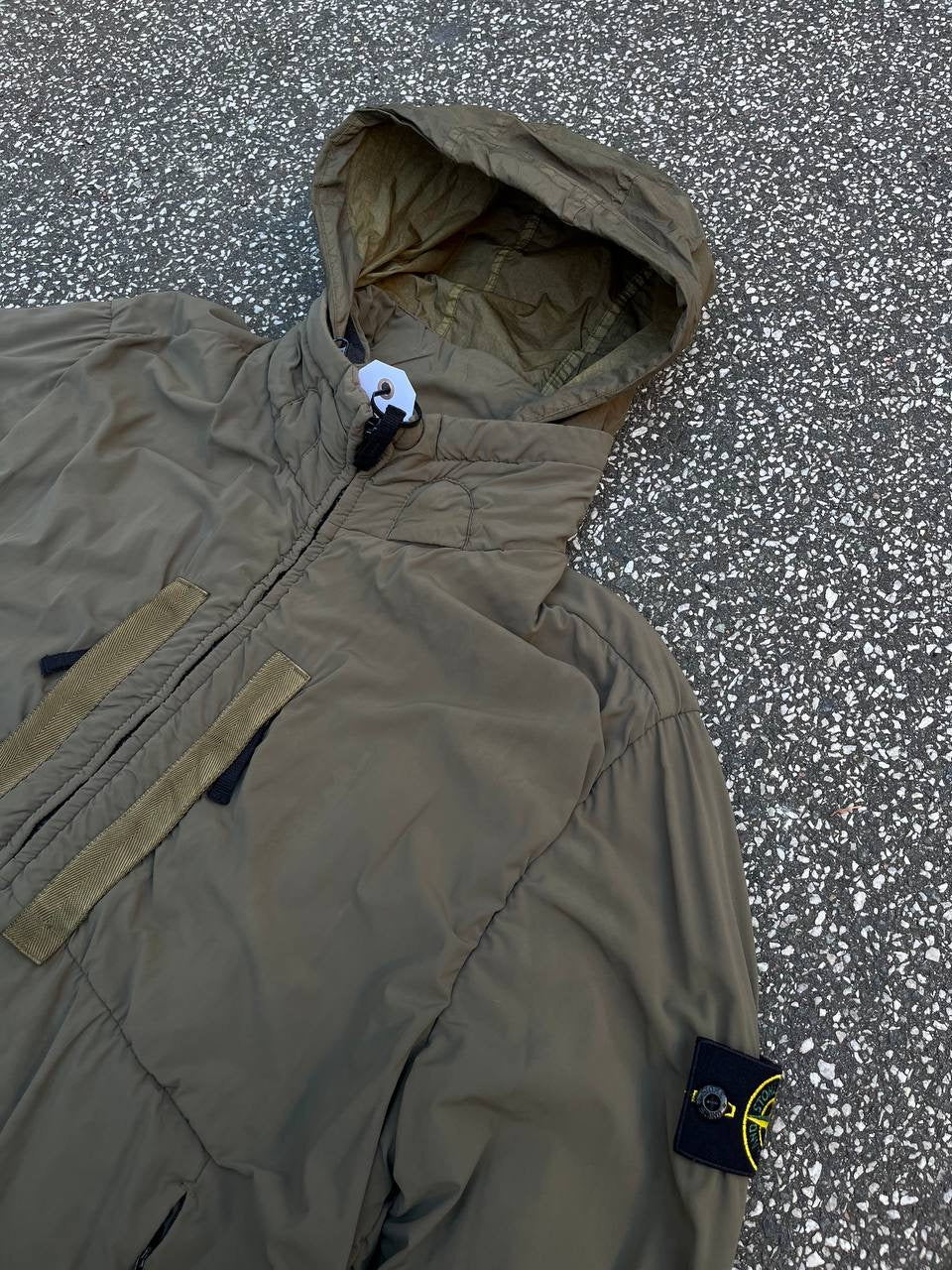 Stone Island Efterårsjakke Polartec L Large Grøn
