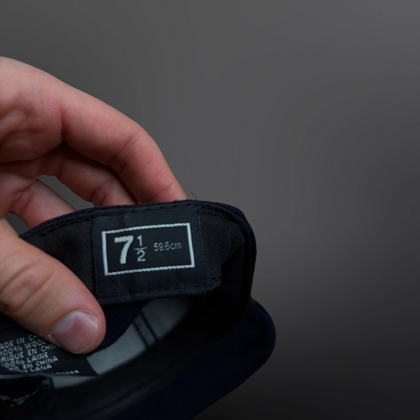 Supreme x Loro Piana Cap (2011) Uld Navy 7 1/2 59,6cm