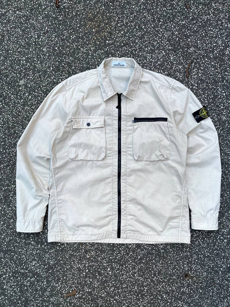Stone Island Overshirt Jakke XXL Beige Safari 6615101WN