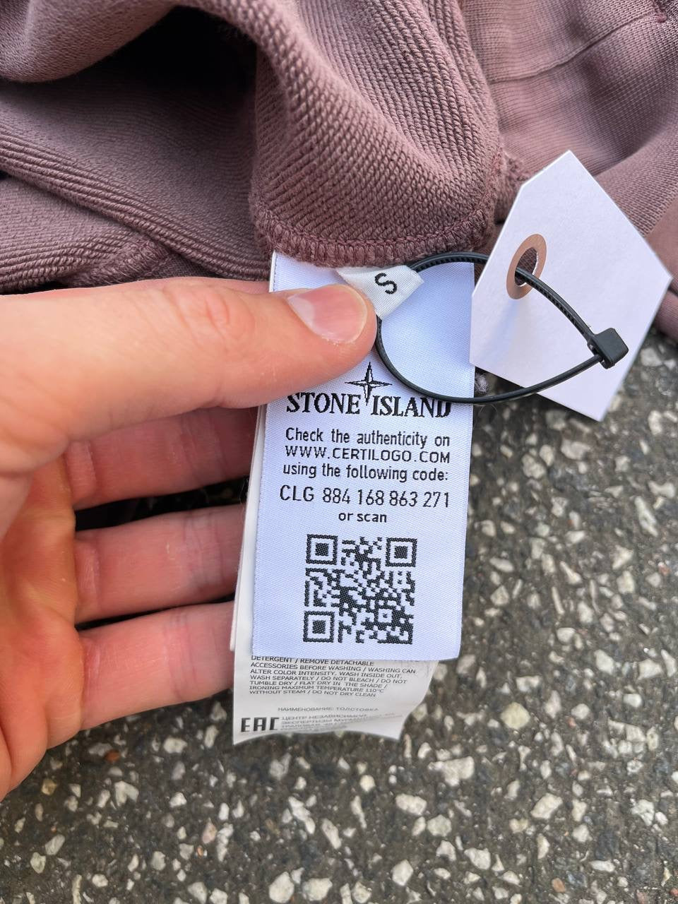 Stone Island Sweatshirt Rose Rosa Farve S small Brugt