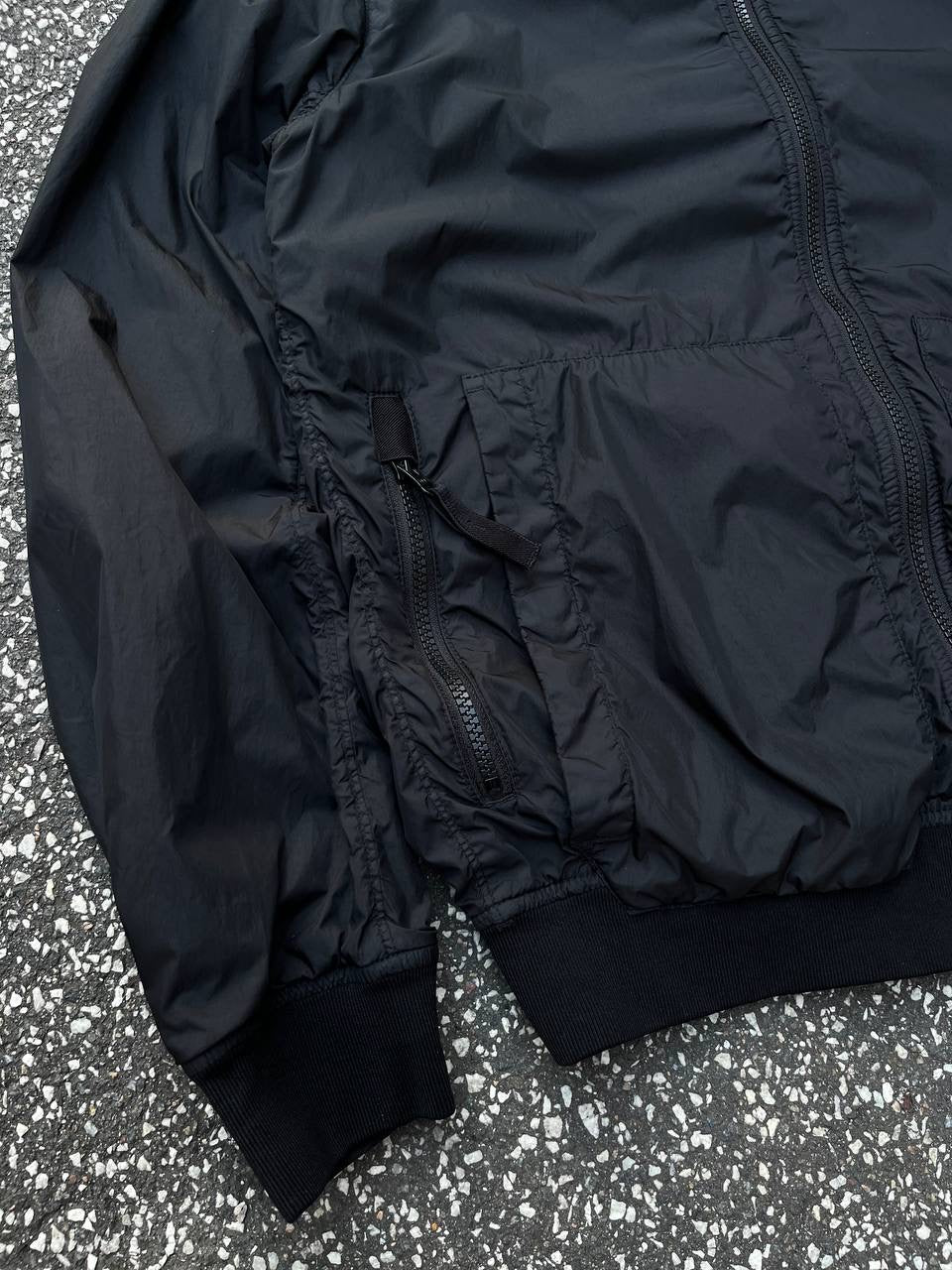 Stone Island Jakke Sommerjakke Garment Dyed Crinkle Reps Ny 721543230 Sort Black S Small