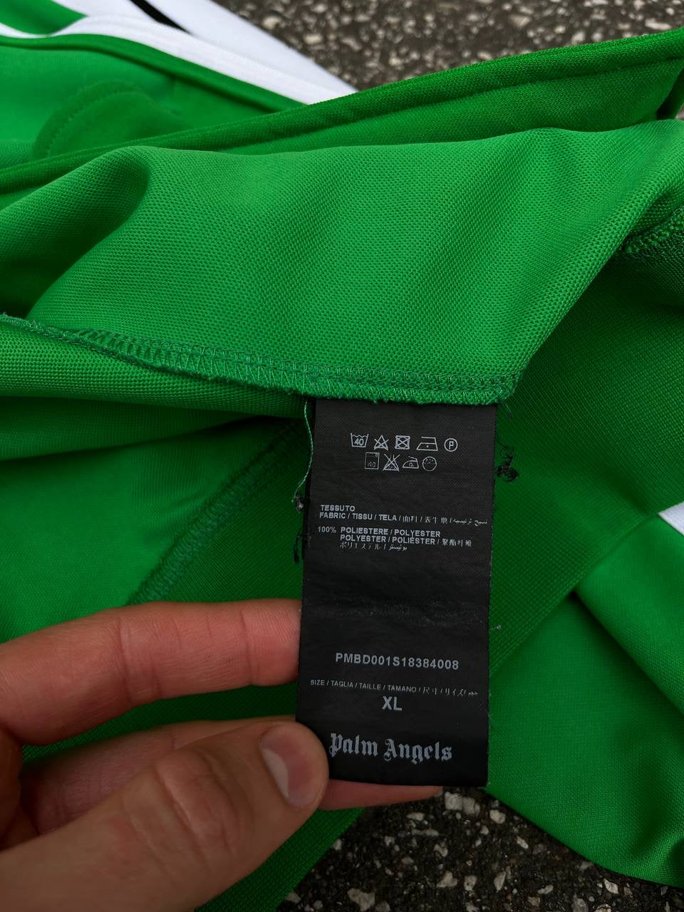 Palm Angels Track Zip Green XL Grøn Brugt
