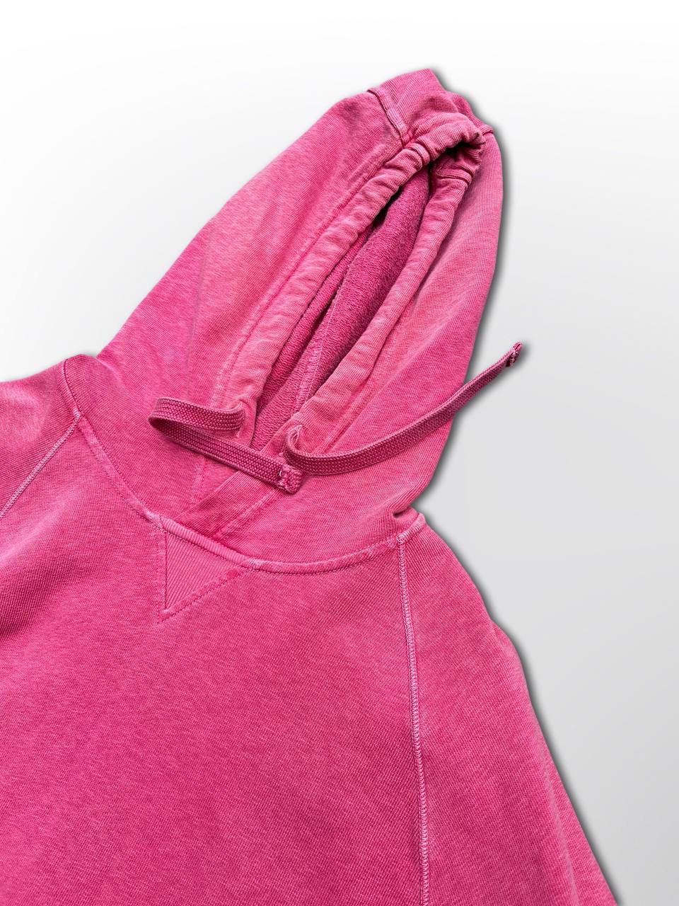 Stone Island Hættetrøje Hoodie i Lyserød Pink farve Large Brugt