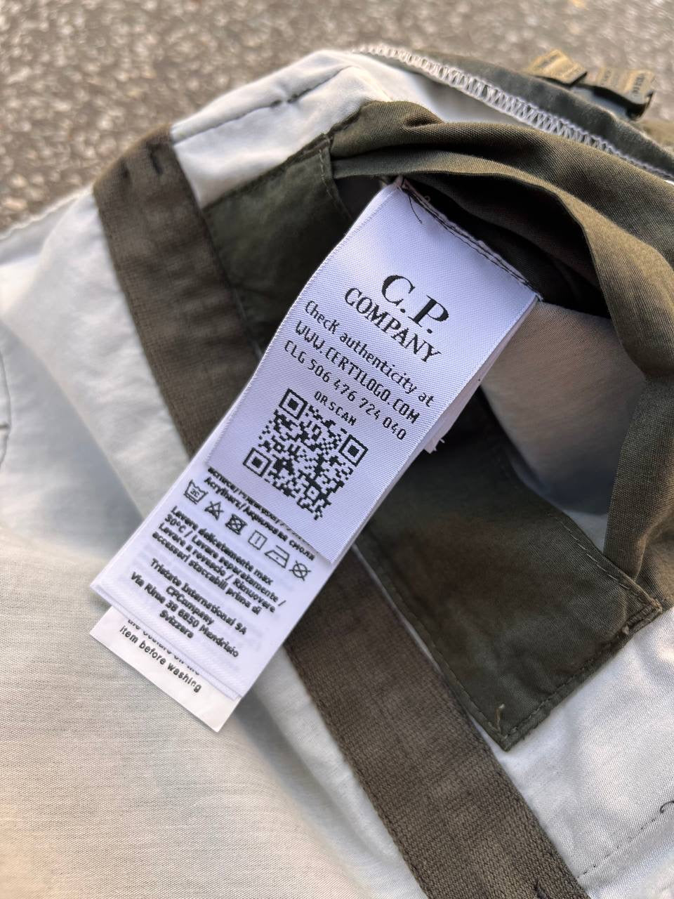 C.P. Company La Mille Jacket Grøn Militær Khaki M Medium Brugt Used Vintage