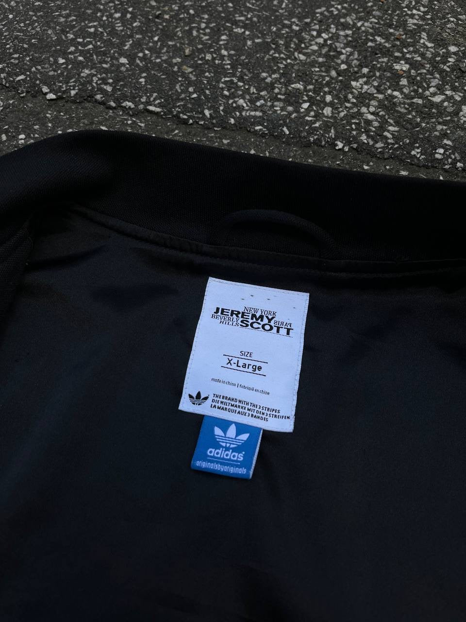 Adidas X Jeremy Scott Skeleton Tracker Jacket Sort XL