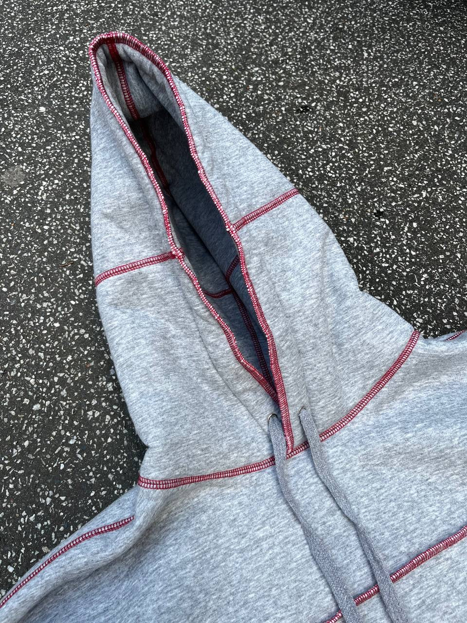 Supreme Hoodie Hættetrøje Grå Grey L Large Mænd Unisex