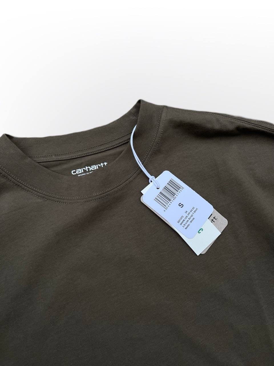 Carhartt WIP Longsleeve i Khaki Small Ny
