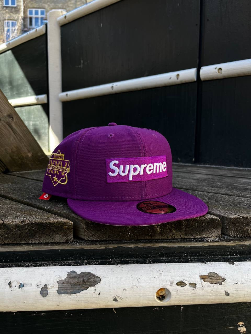 Supreme Cap New Era Brand New lilla størrelse 8 63,5cm