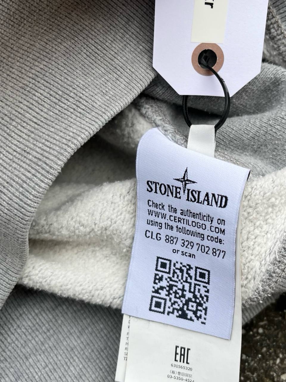 Sweatshirt Stone Island Brugt Grå Large 631565320