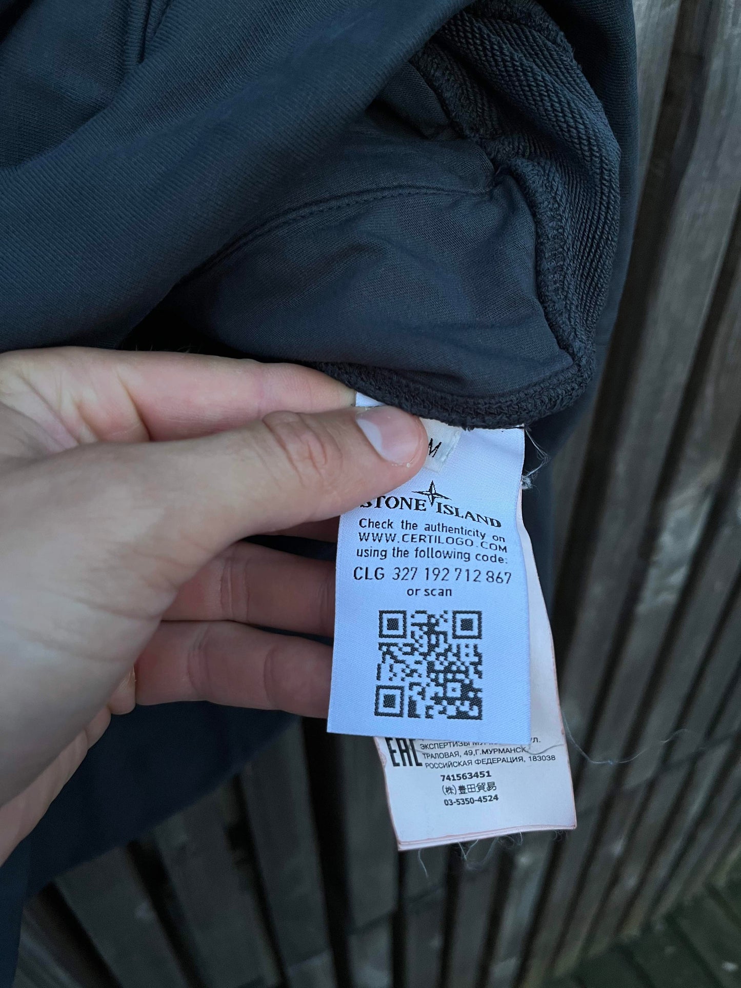 Stone Island sweatshirt med lommer Grå Medium