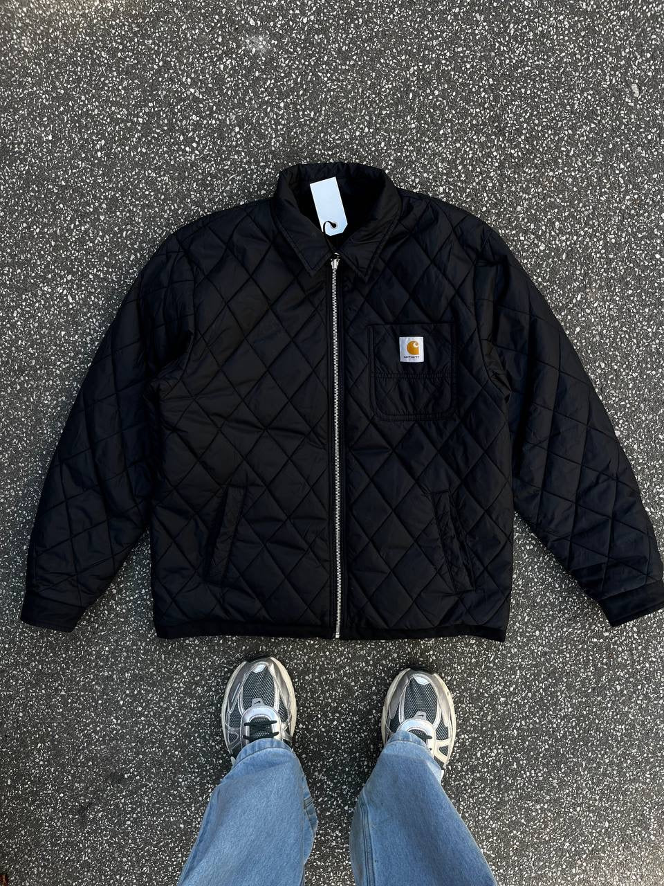 Carhartt Detroit Jacket i Sort Madera Jacket Vendbar M Medium