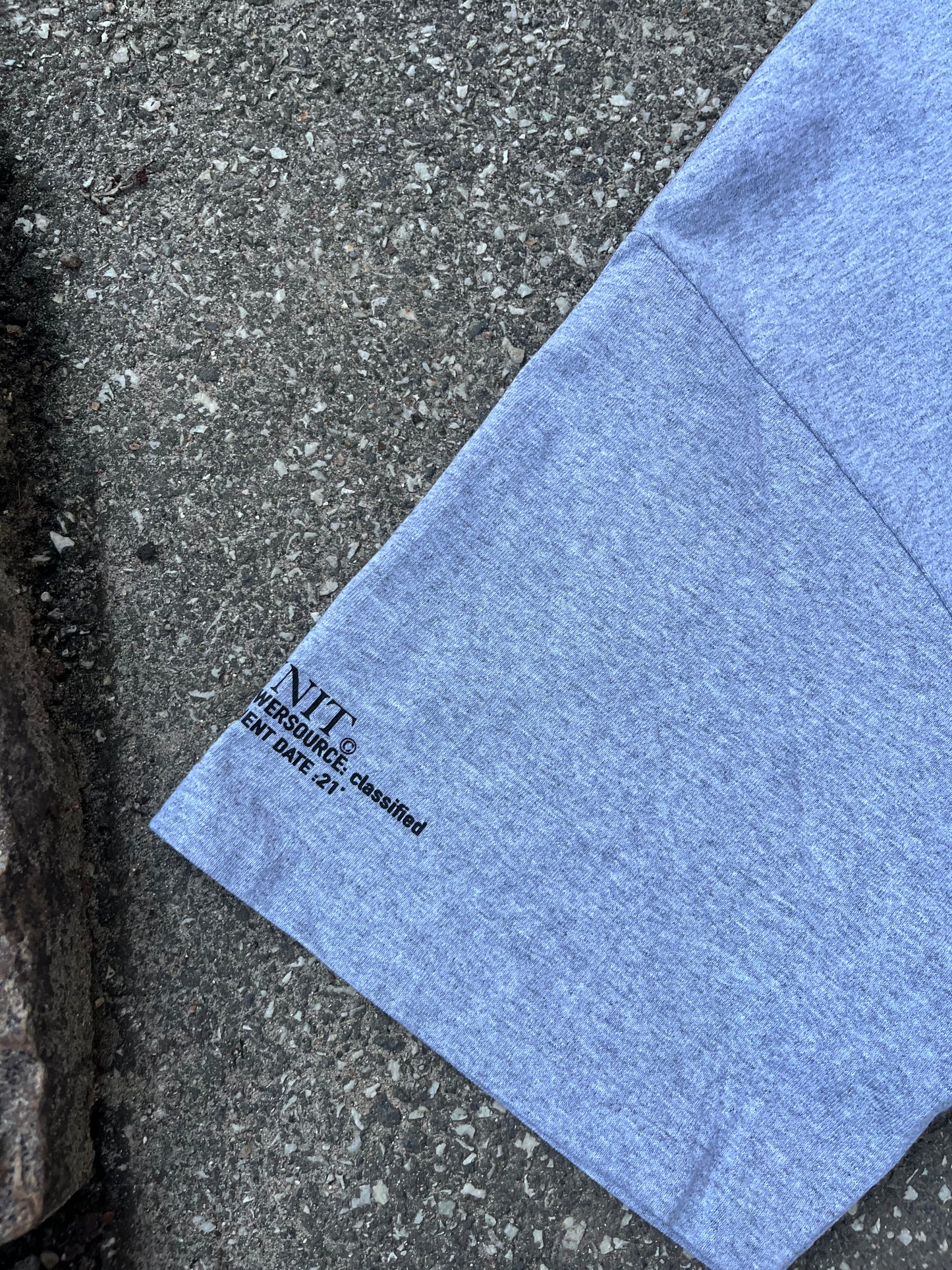 Supreme Graffiti Logo Tee – Heather Grey Large