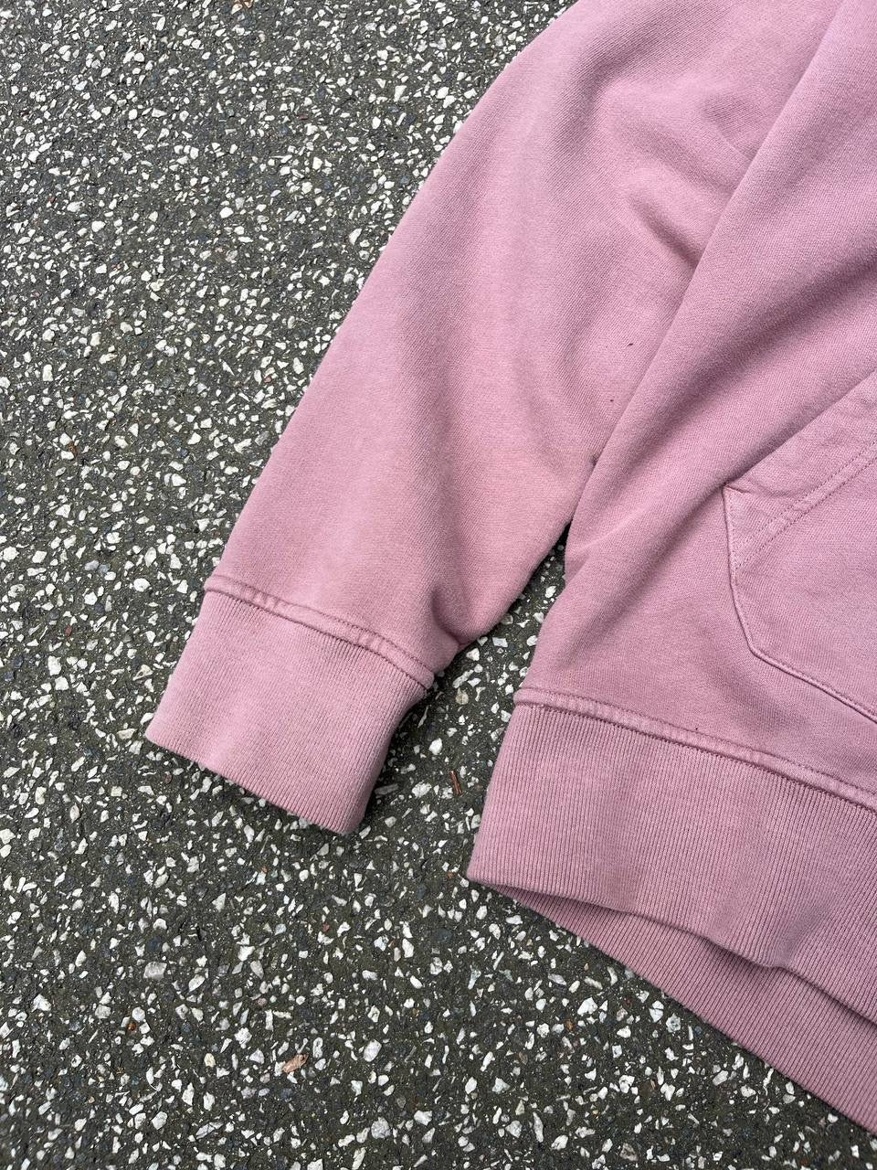 Stone Island Zip Up Hoodie Hættetrøje Rosa Pink XL 691560220