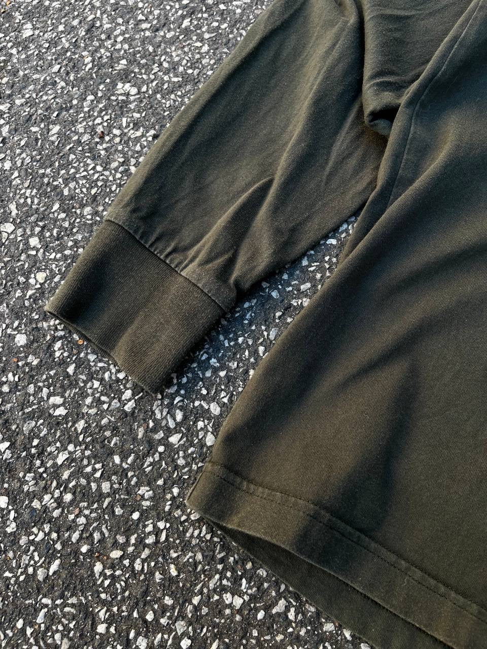 Supreme Long Sleeve Medium Khaki Grøn Used Brugt