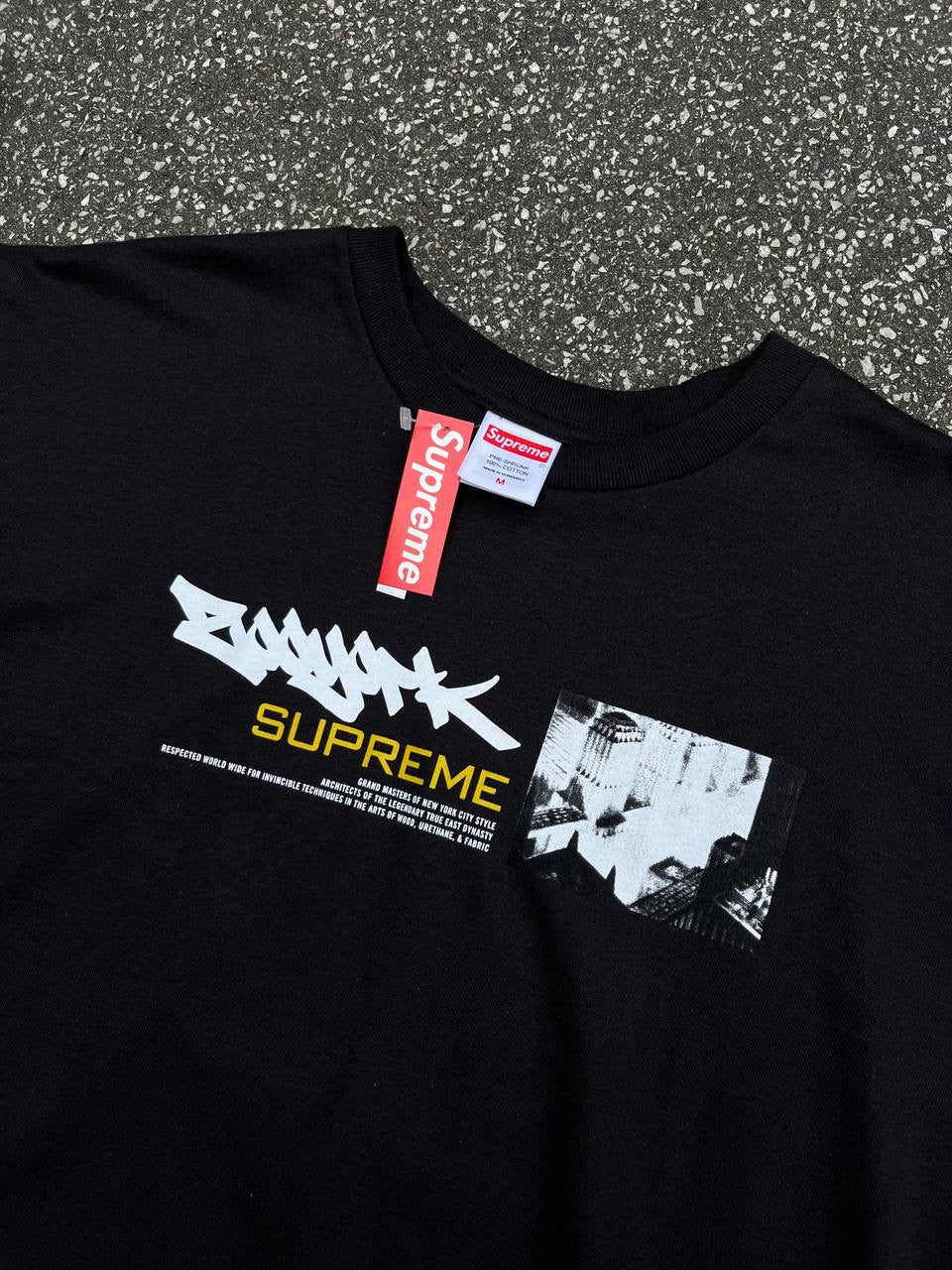 Supreme Zoo York Denasty Tee T-Shirt Black Sort Brand New M Medium
