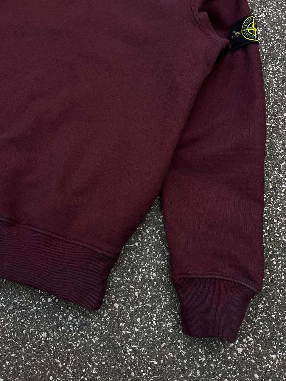 Stone Island Sweatshirt Burgundy Large Brugt 771563020
