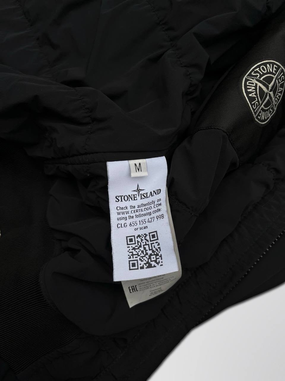 Stone Island Jacket Comfort Tech Composite Brugt Medium Sort