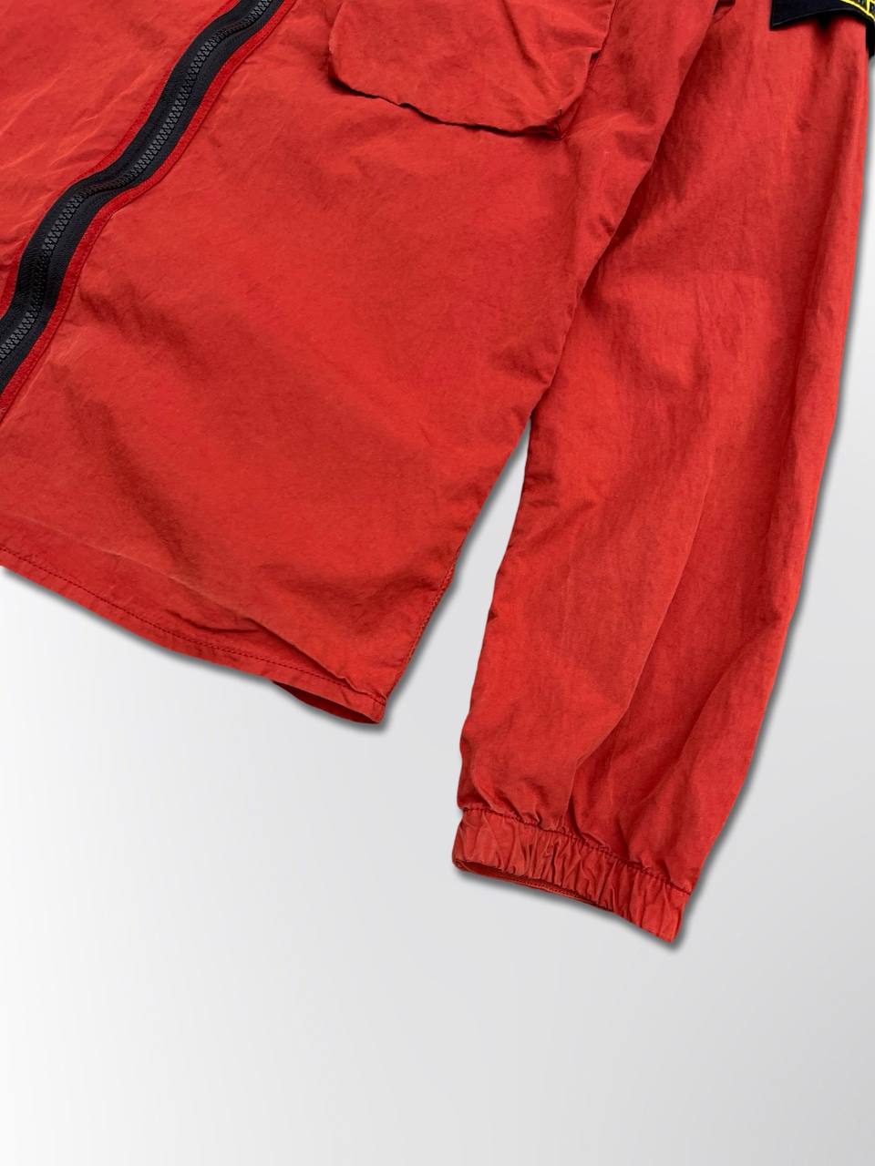 Stone Island Overshirt Small i rød Brugt 701513108
