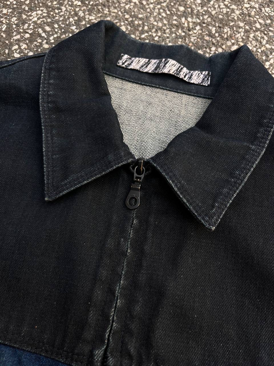 Kenzo Denim Jeans Jakke Raw Denim Japansk Selvedge S Small