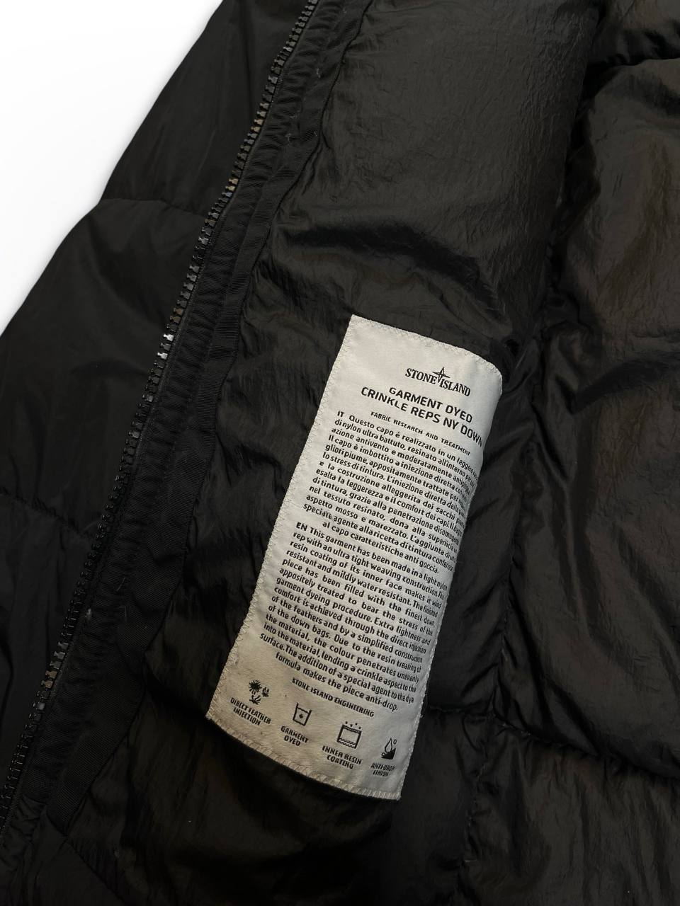 Brugt Stone Island Vinterjakke i Sort XL GARMENT DYED
CRINKLE REPS NY DOWN Dunjakke 711540223