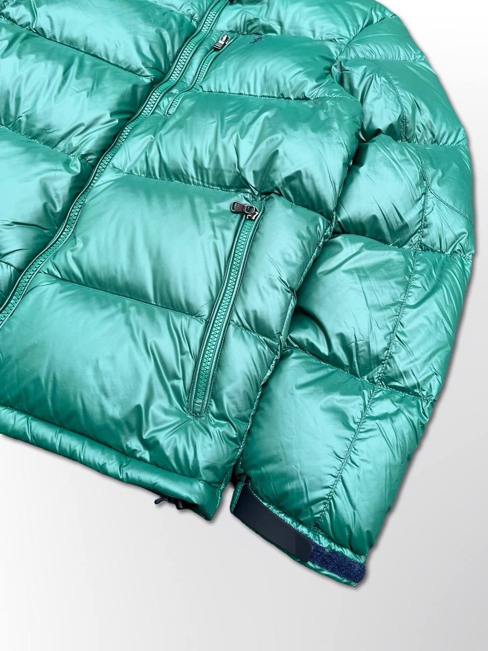 Polo Ralph Lauren Puffer Dunjakke i Grøn Small herre Ny