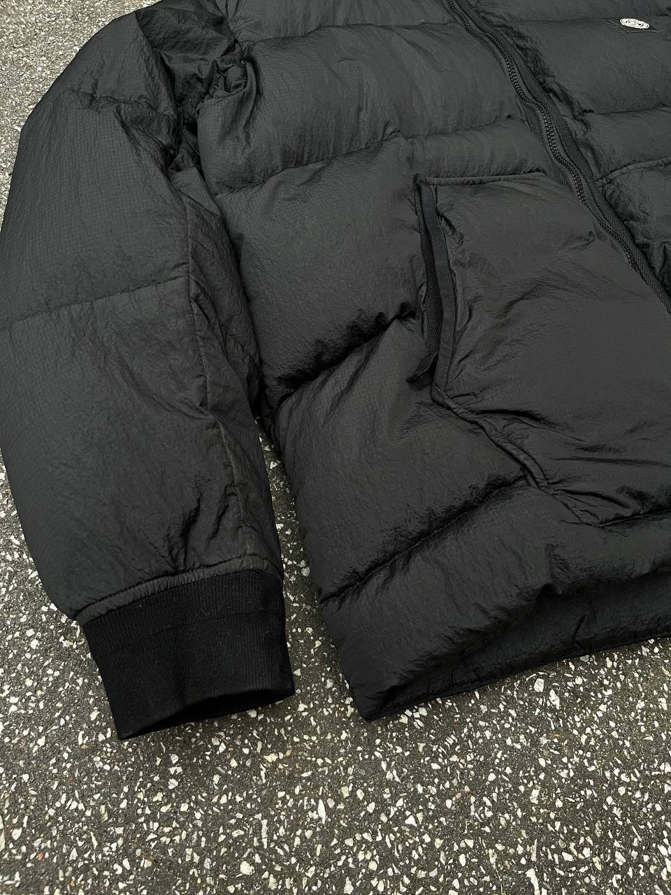 Brugt Used Vinterjakke Dynejakke puffer Stone Island Nylon Metal Watro Down jacket i XXL sort black