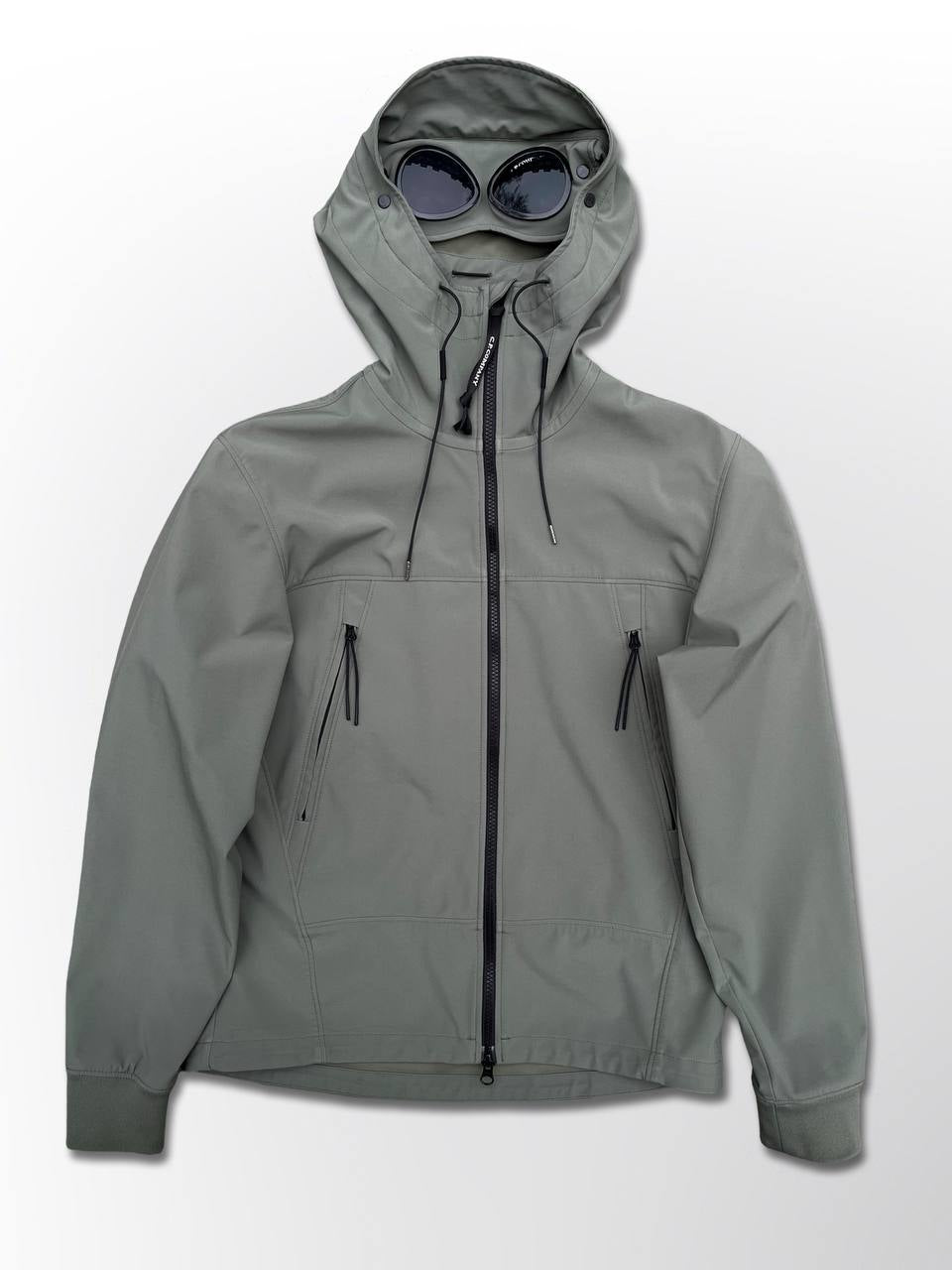 C.P.Company Softshell Shell-R i Small Oliven Brugt