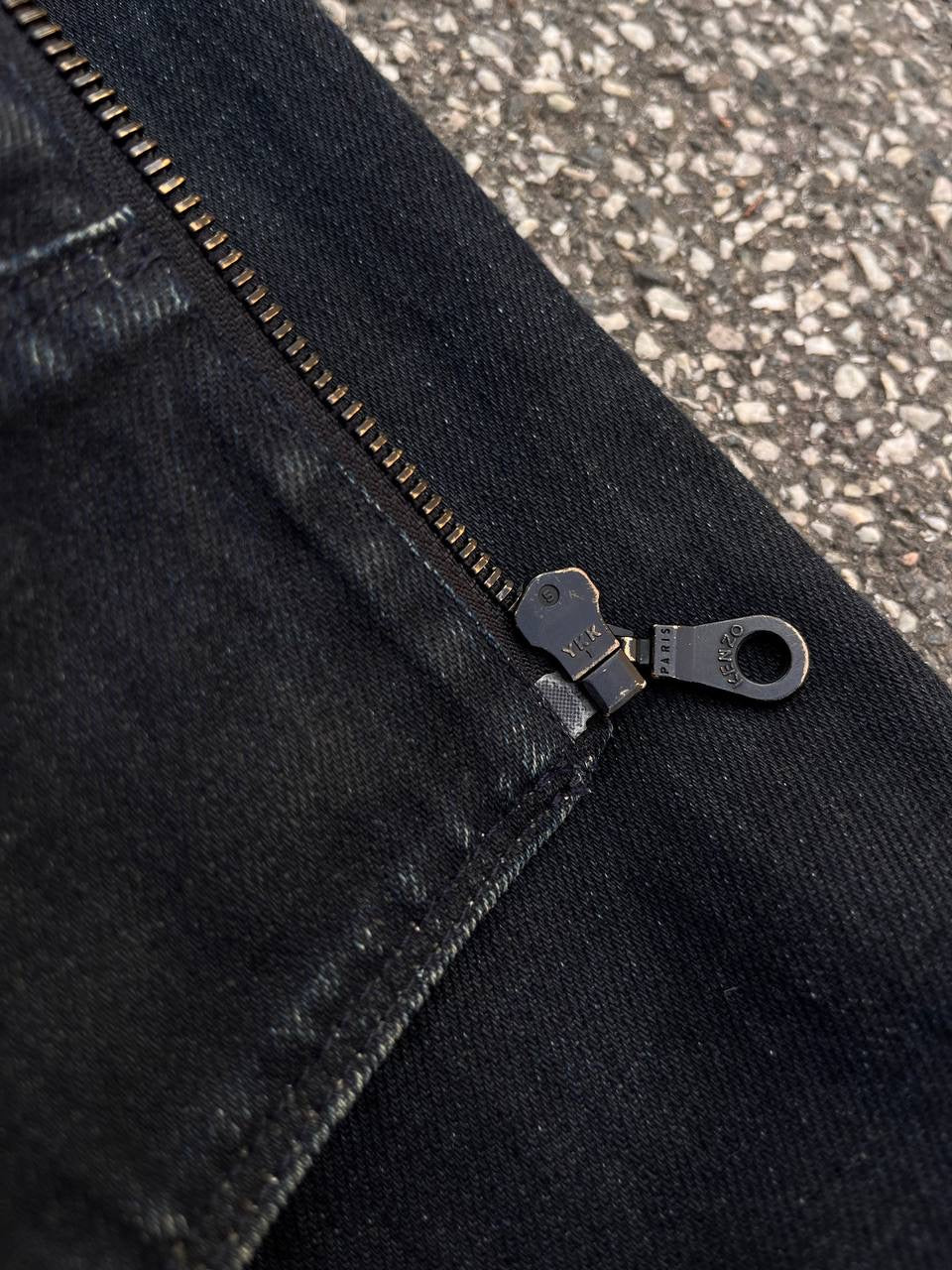 Kenzo Denim Jeans Jakke Raw Denim Japansk Selvedge S Small