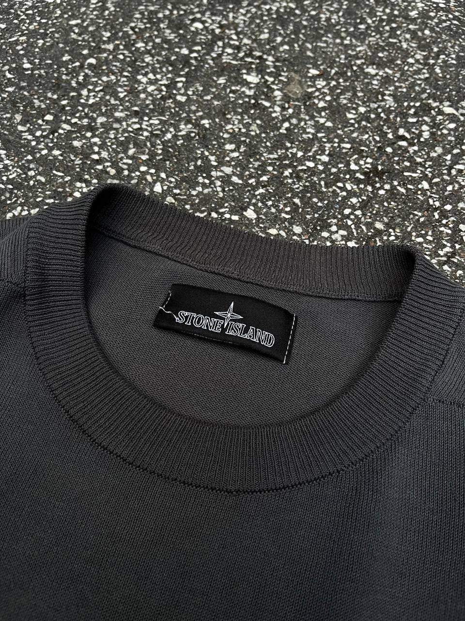Stone Island Shadow Project Sweater Tynd Grå Grey L Large 6619505A1
