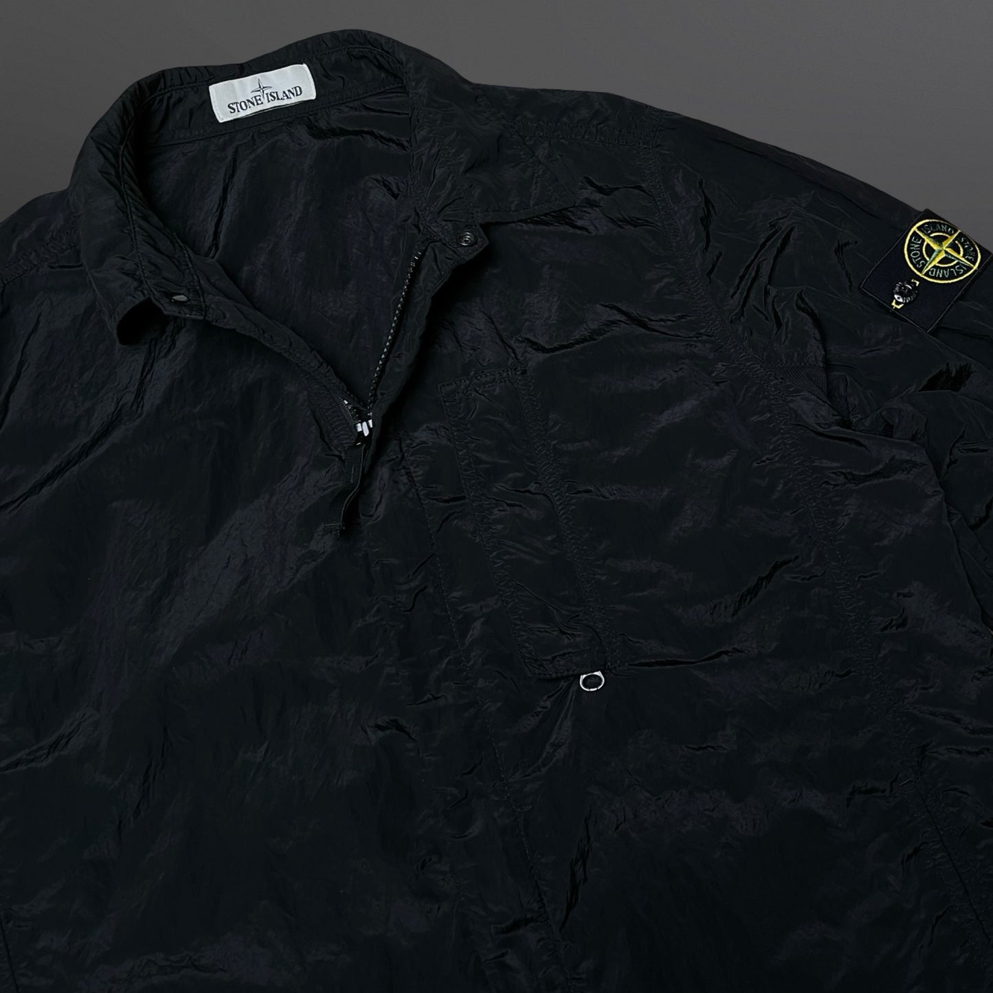 Stone Island Nylon Metal Jacket – Black 681510844 L Large