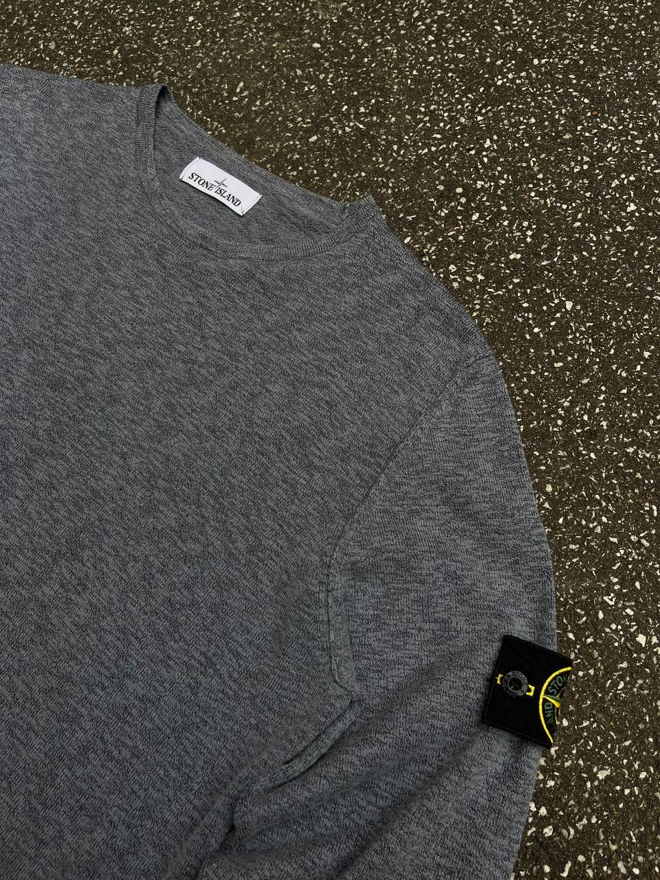 Stone Island Sweater Sweatshirt Grå Grey Trøje XL