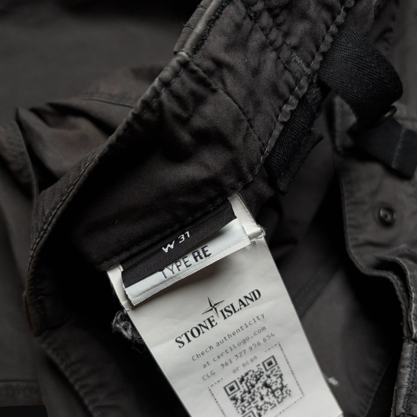 Stone Island Bukser – Grå (W31, justerbar)