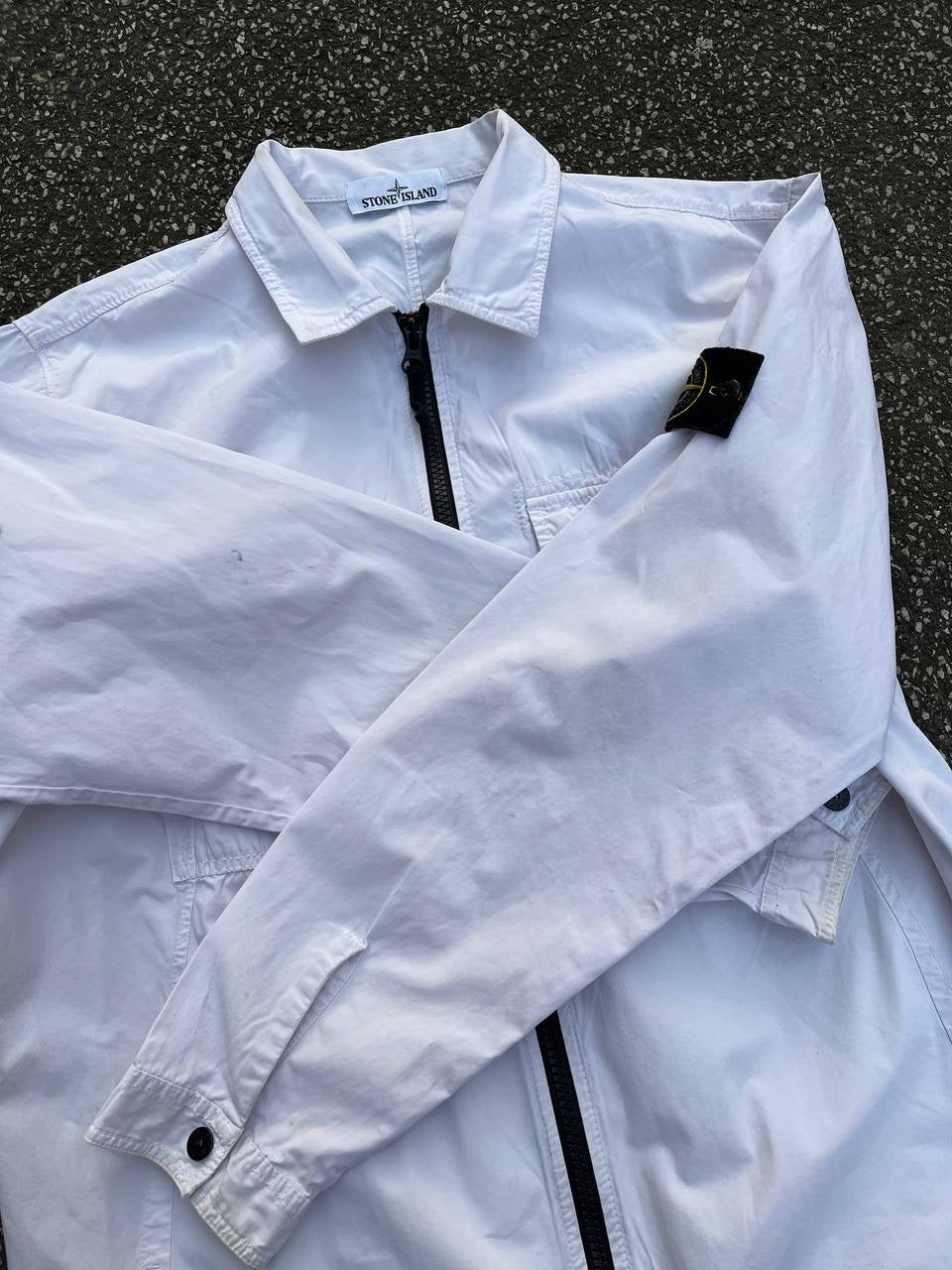Stone Island Overshirt Hvid XL